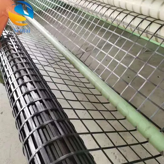 Manufacturer CE ISO9001 Fiberglass Geogrid Factory for Driveway Road Reinforcement Construction