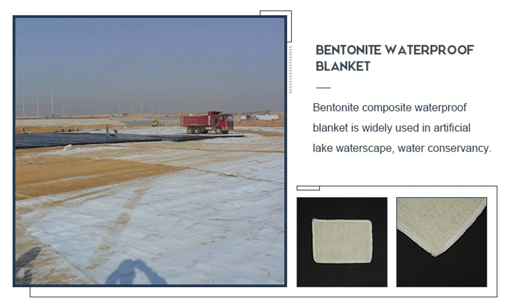 4200g/Sqm Bentonite Reinforced Geosynthetic Clay Liner Gcl for Waterproof Projects